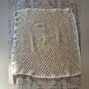 Hand made - Multicolor Crochet Blanket